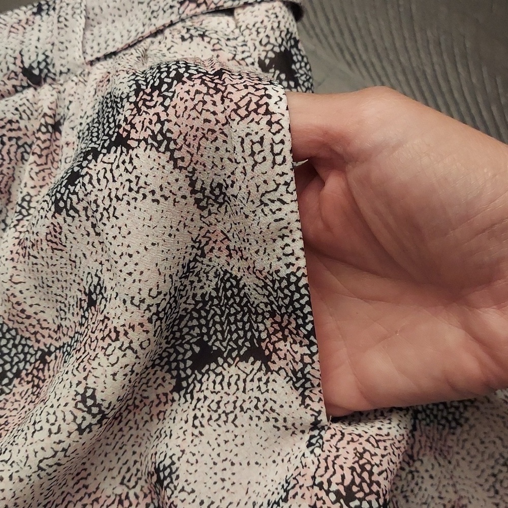 REISS Jonah Circle Print A Line Mini Skirt 4 Date Night Summer Flowy Breathable - Picture 11 of 14